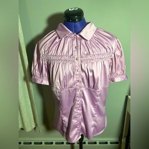 Vintage Bob Macki Studio Blouse Lilac Med
